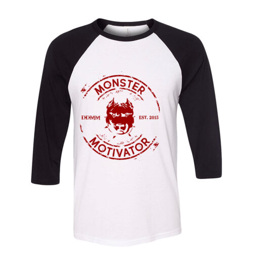 DDMM Grunge Baseball T-Shirt Thumbnail