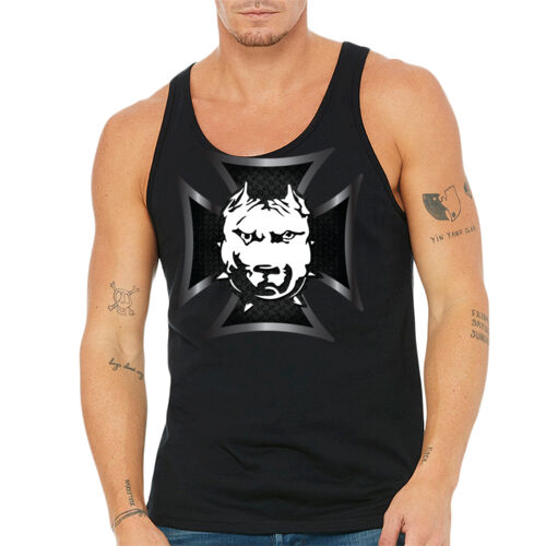 DDMM White/Black Celtic Cross Men's Tank Thumbnail