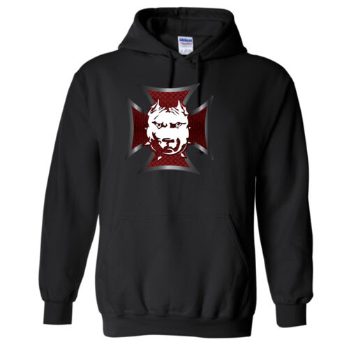 DDMM White/Red Celtic Cross Hooded Sweatshirt Thumbnail