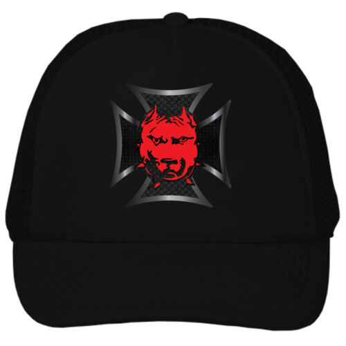 DDMM Red/Black Celtic Cross Trucker Cap Thumbnail
