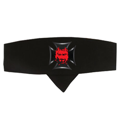 DDMM Red/Black Celtic Cross Bandana Thumbnail